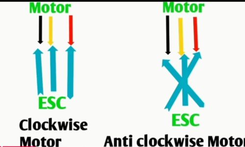 ESC and BLDC Motors Connection Diagram